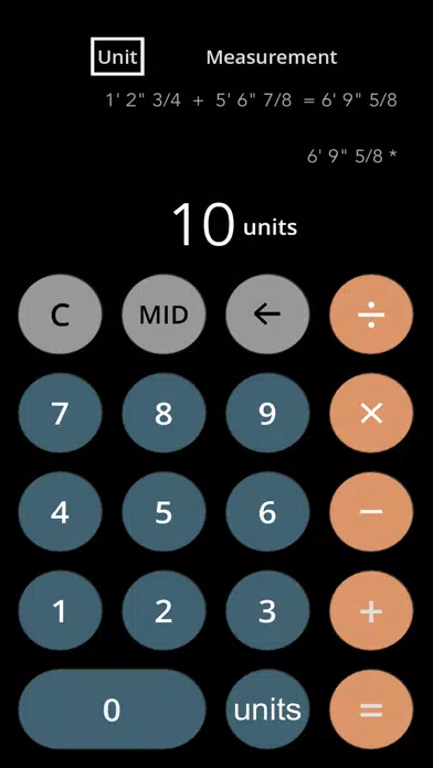 Imperial Calculator سکرین شاٹس
