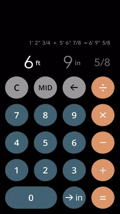 Imperial Calculator سکرین شاٹس