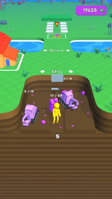 ภาพหน้าจอของ Dig and Build