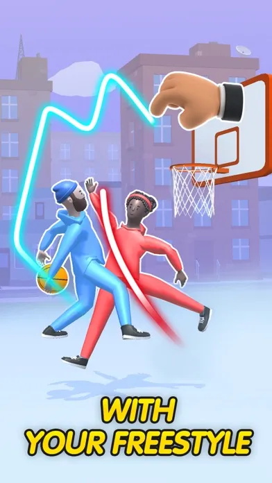 Capturas de tela do Draw Basket 3D!