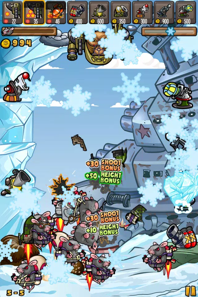 ภาพหน้าจอของ Jetrats Defense