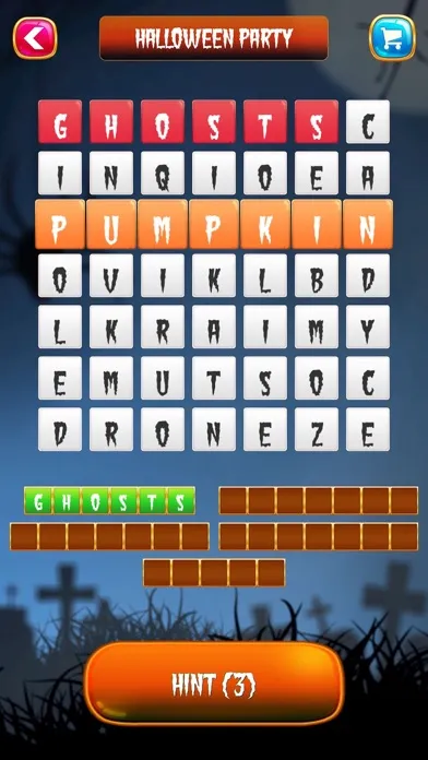 Word Halloween: Word Searching স্ক্রিনশট