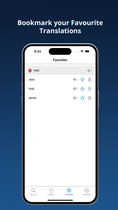 English Swahili Dictionary + Screenshots