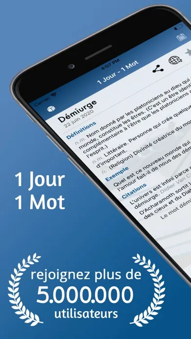 Скриншоты 1 Jour 1 Mot - définition