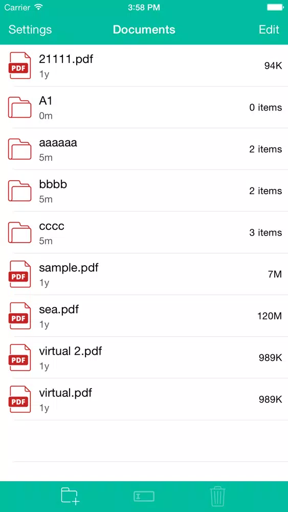 ภาพหน้าจอของ PDF Viewer - Preview, Printer, Thumbnail, Collection...