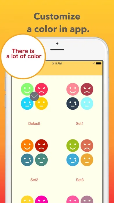 Ảnh chụp màn hình của RecoEmo - for Recording Your Feelings.