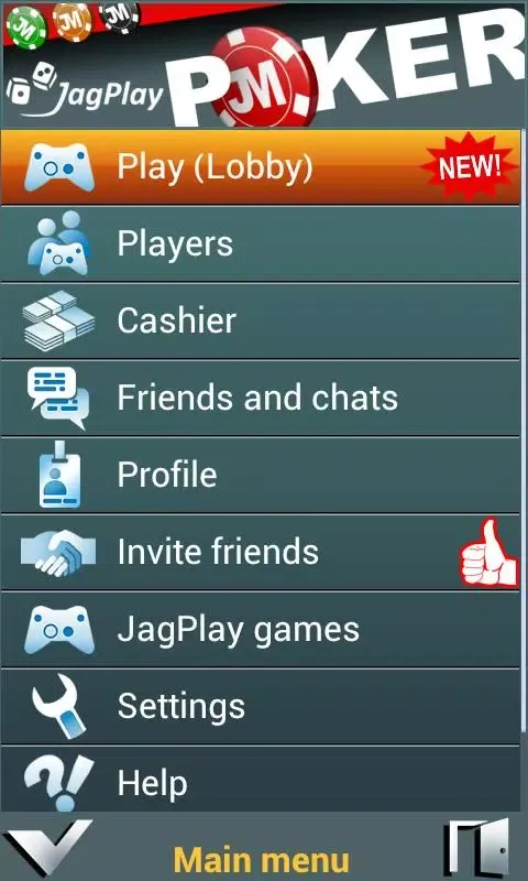JagPlay Texas Poker應用截圖