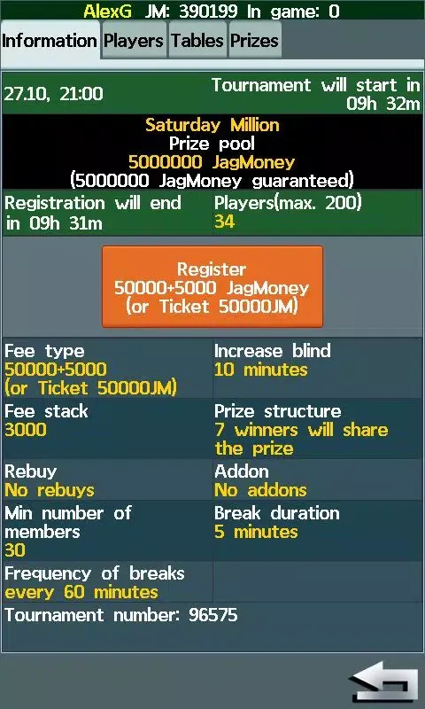 JagPlay Texas Poker應用截圖