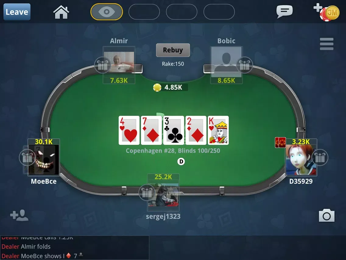 Capturas de tela do Jag Poker iPad 