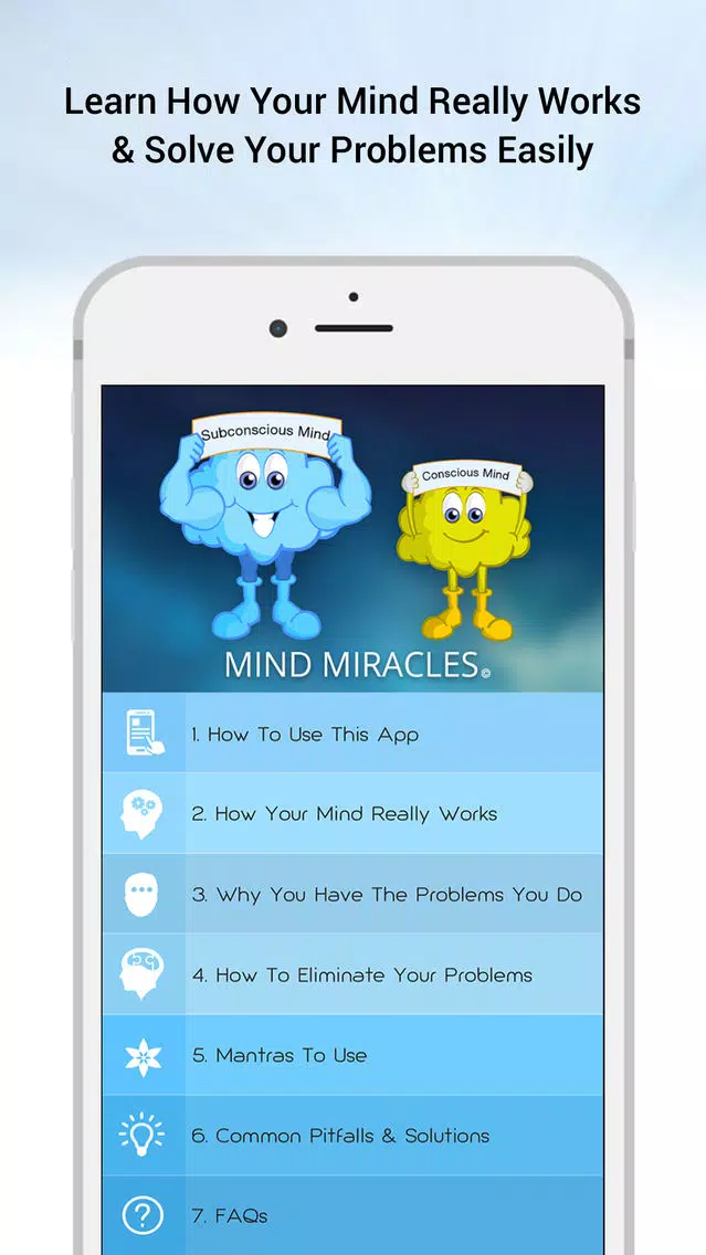 Mind Miracles- Mental Peace & Zen Health Coach App应用截图
