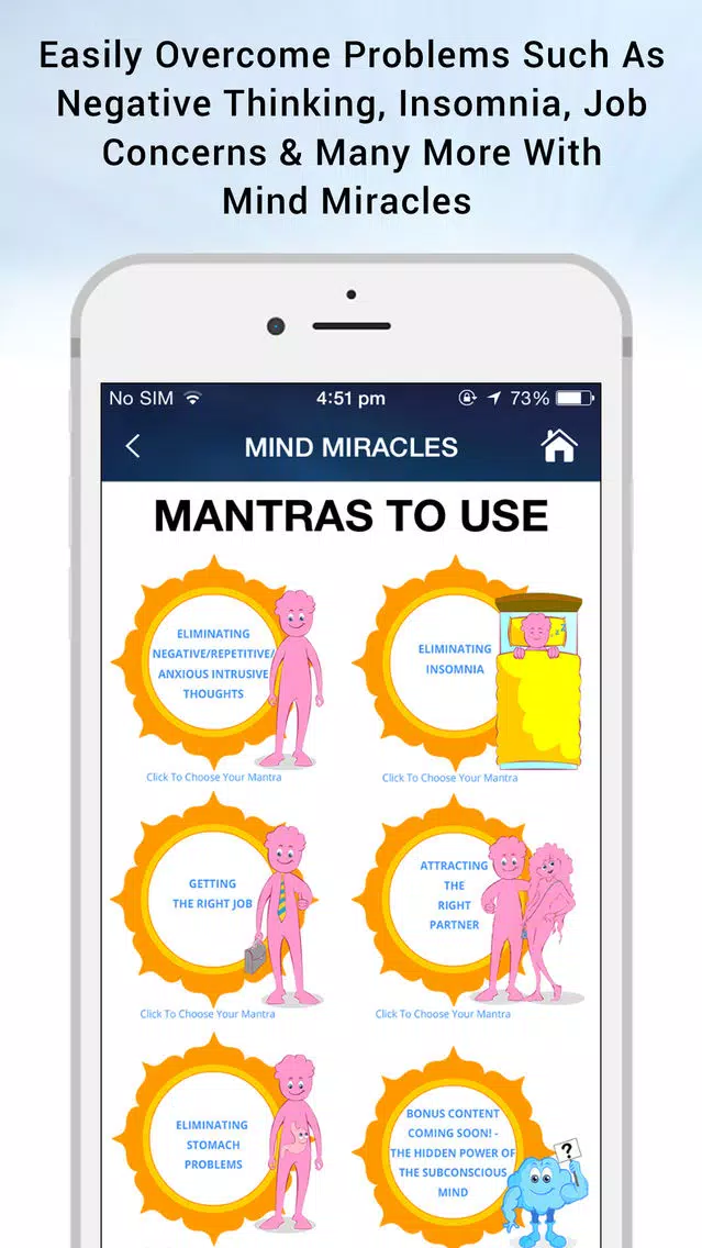 Mind Miracles- Mental Peace & Zen Health Coach App应用截图