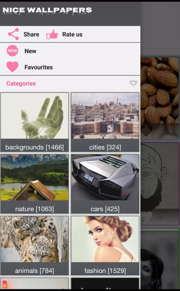 Captures d'écran de Nice Wallpapers