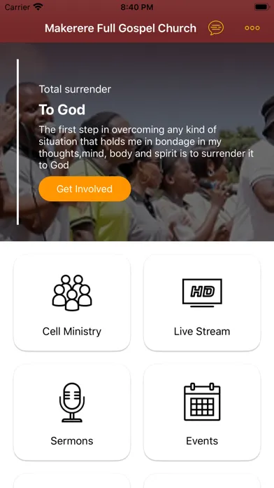 Captures d'écran de Makerere Full Gospel Church