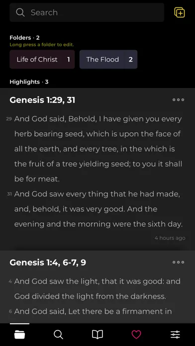 Capturas de tela do Simply.Bible