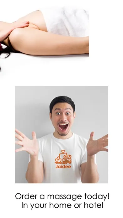 Tangkapan skrin Jaidee Massage Customer