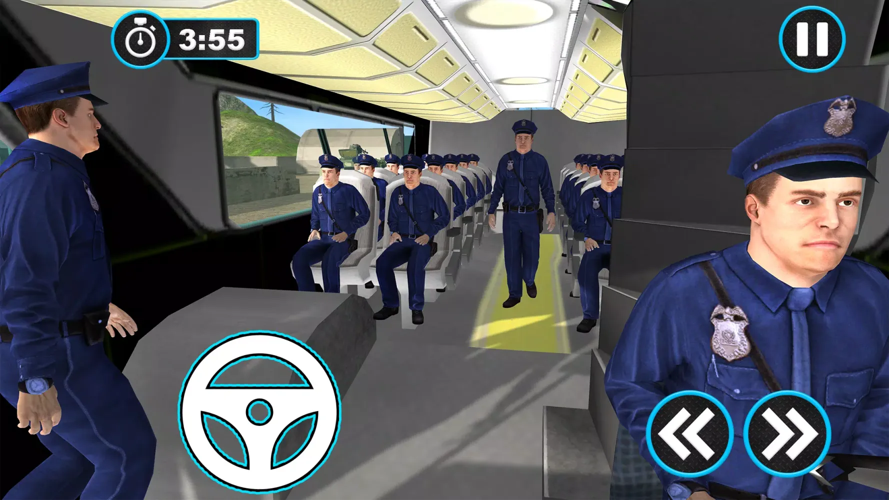 Police Bus Simulator Bus Game Screenshots