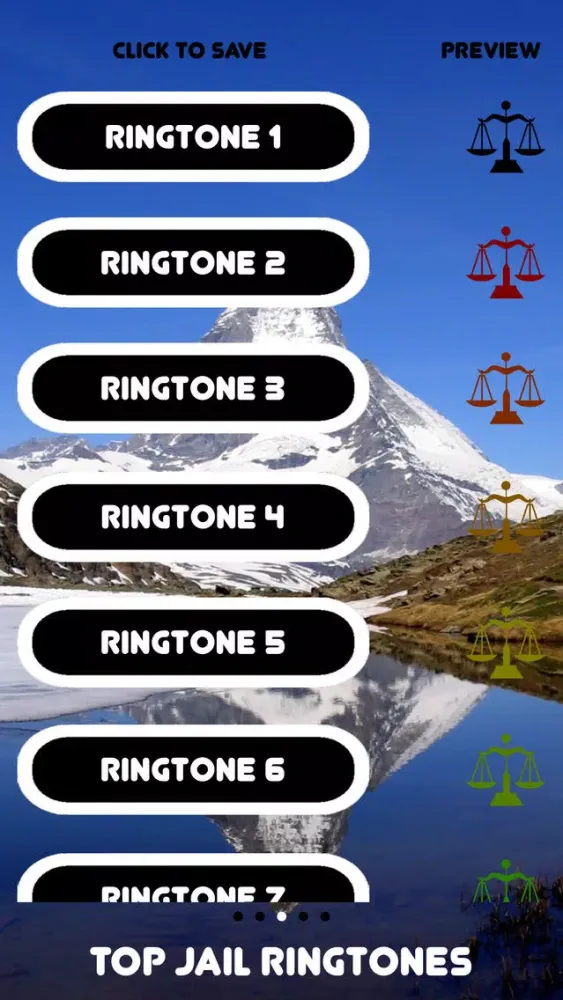Capturas de tela do Free Top Jail Ringtones