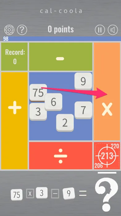 cal-coola: math brain game স্ক্রিনশট