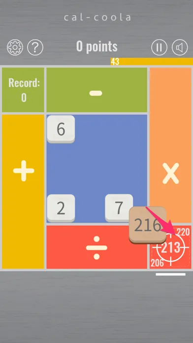 cal-coola: math brain game স্ক্রিনশট