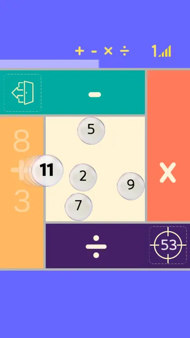 Ảnh chụp màn hình của calculets: Math game puzzle