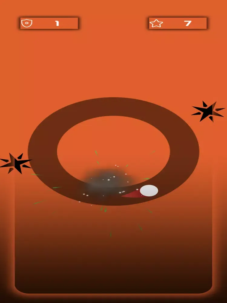 Tangkapan layar In Circle-hyper loop: 3d game iPad 