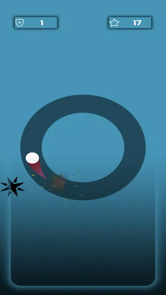 Tangkapan layar In Circle-hyper loop: 3d game