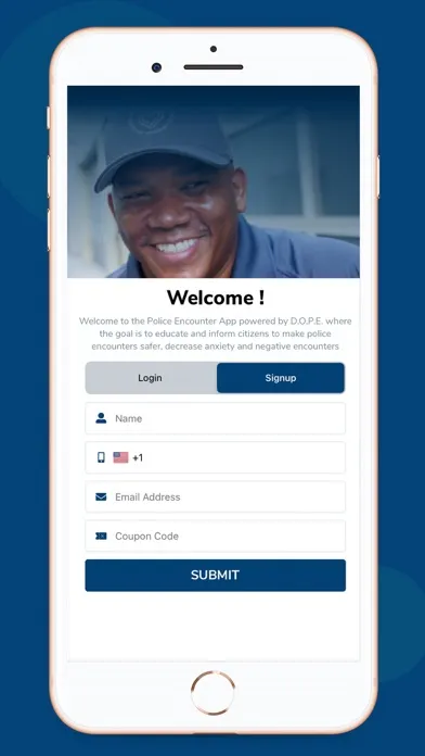 Capturas de tela do Police encounter App - D.O.P.E