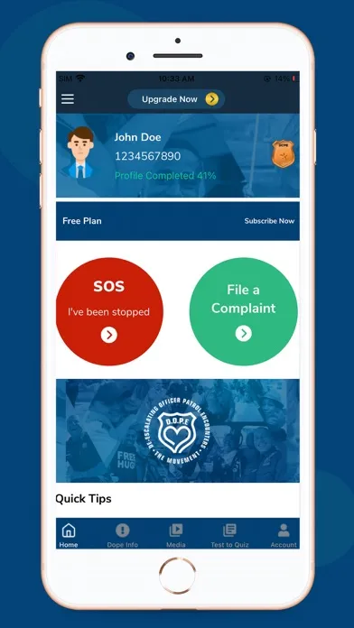 Capturas de tela do Police encounter App - D.O.P.E