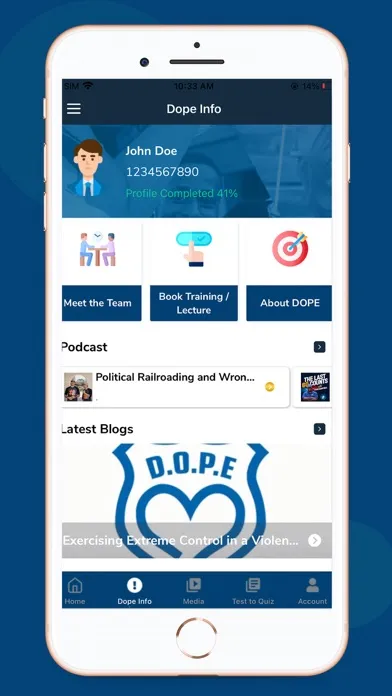 Capturas de tela do Police encounter App - D.O.P.E