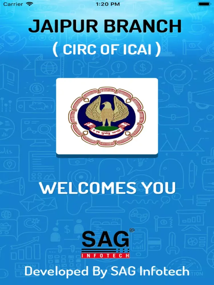 Capturas de tela do Jaipur Branch ( CIRC of ICAI ) iPad 