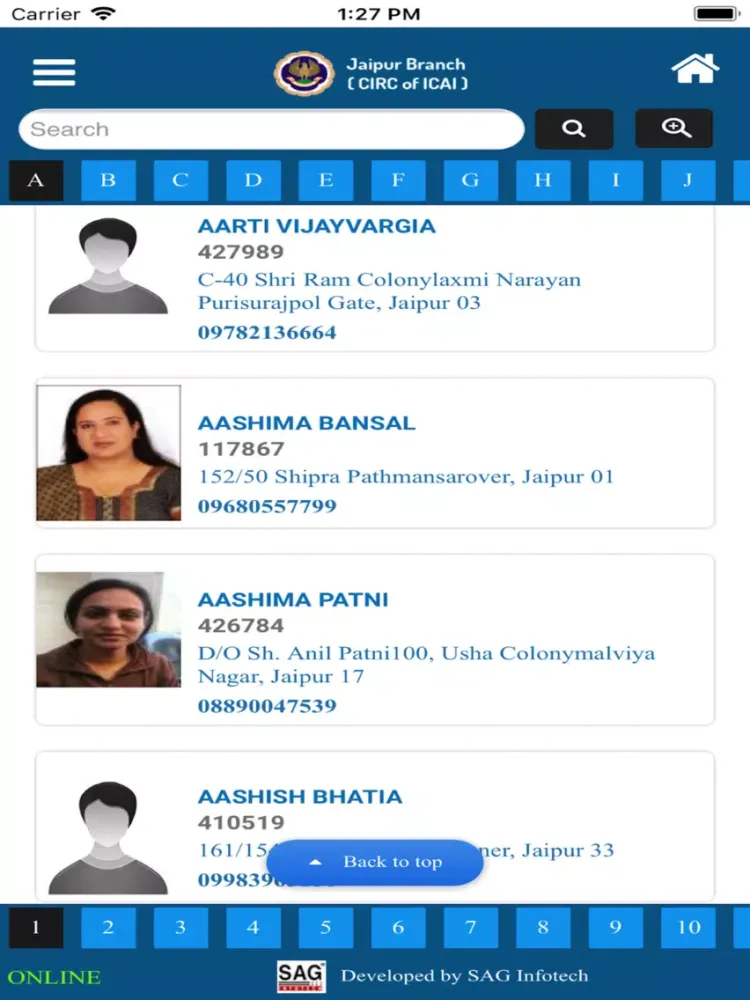 Capturas de tela do Jaipur Branch ( CIRC of ICAI ) iPad 