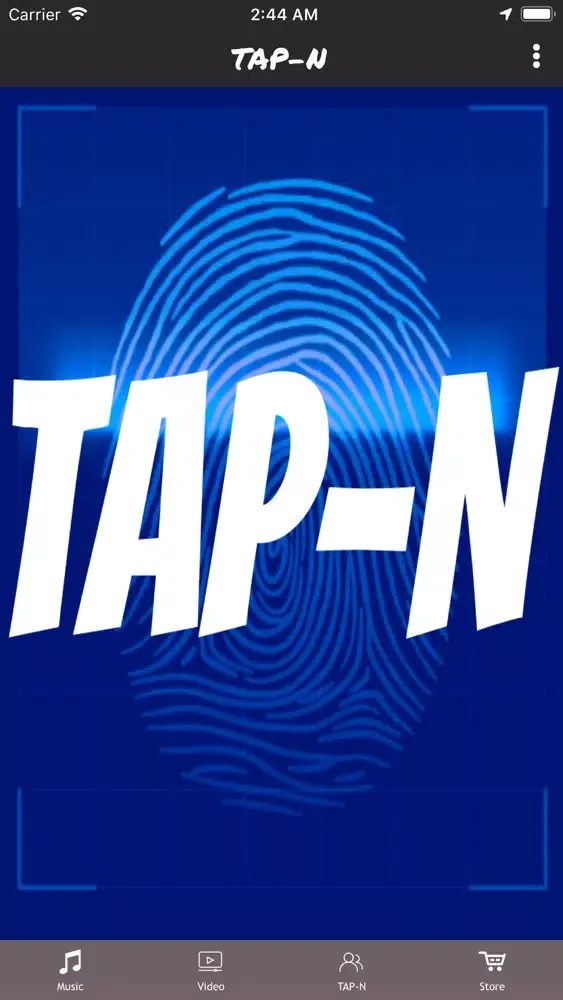 Capturas de tela do TAP-N