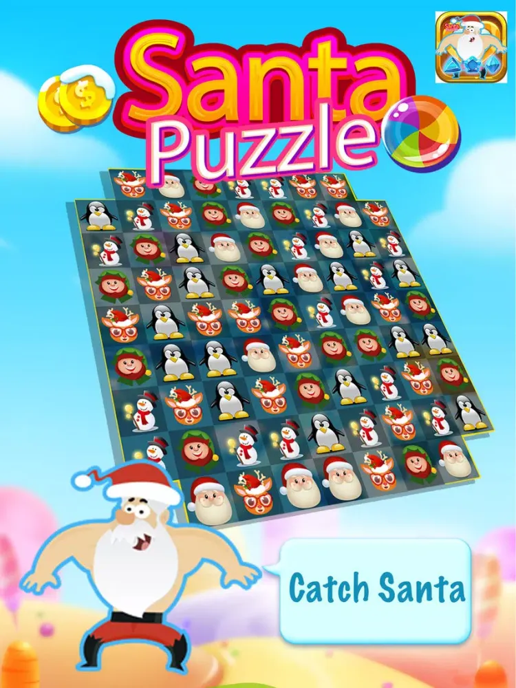 Capturas de pantalla de Santa Claus Christmas Puzzle iPad 