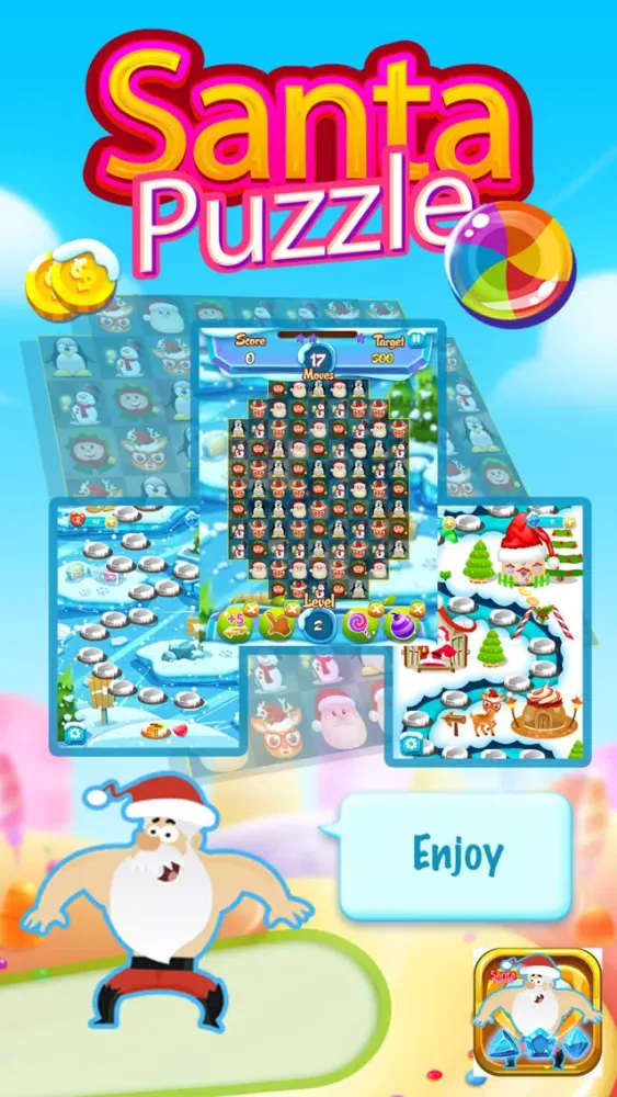 Capturas de pantalla de Santa Claus Christmas Puzzle