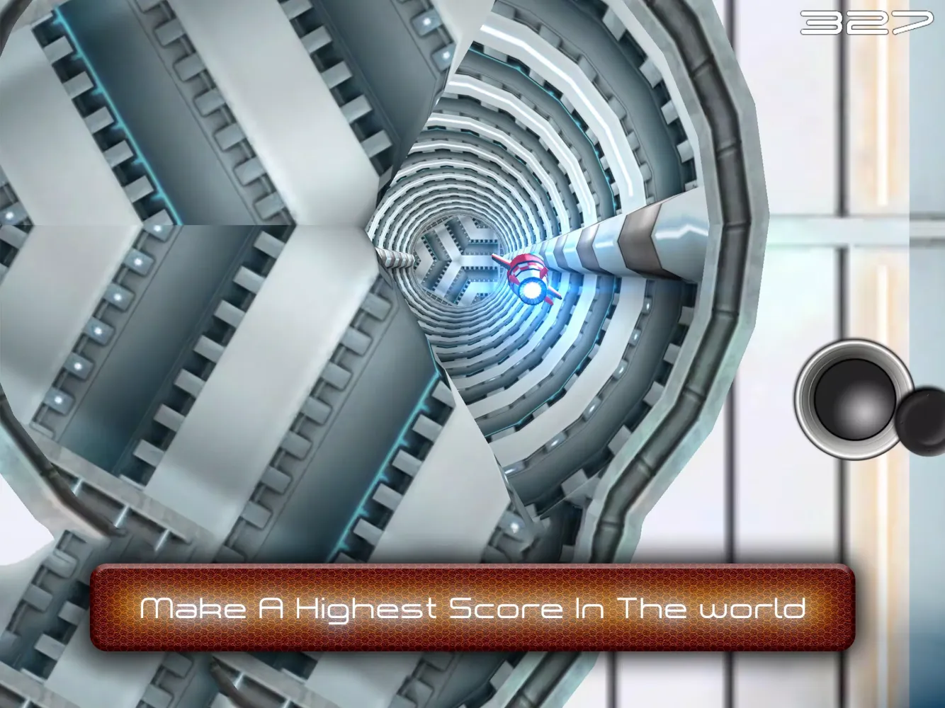 ภาพหน้าจอของ Tunnel Trouble 3D - Space Jet