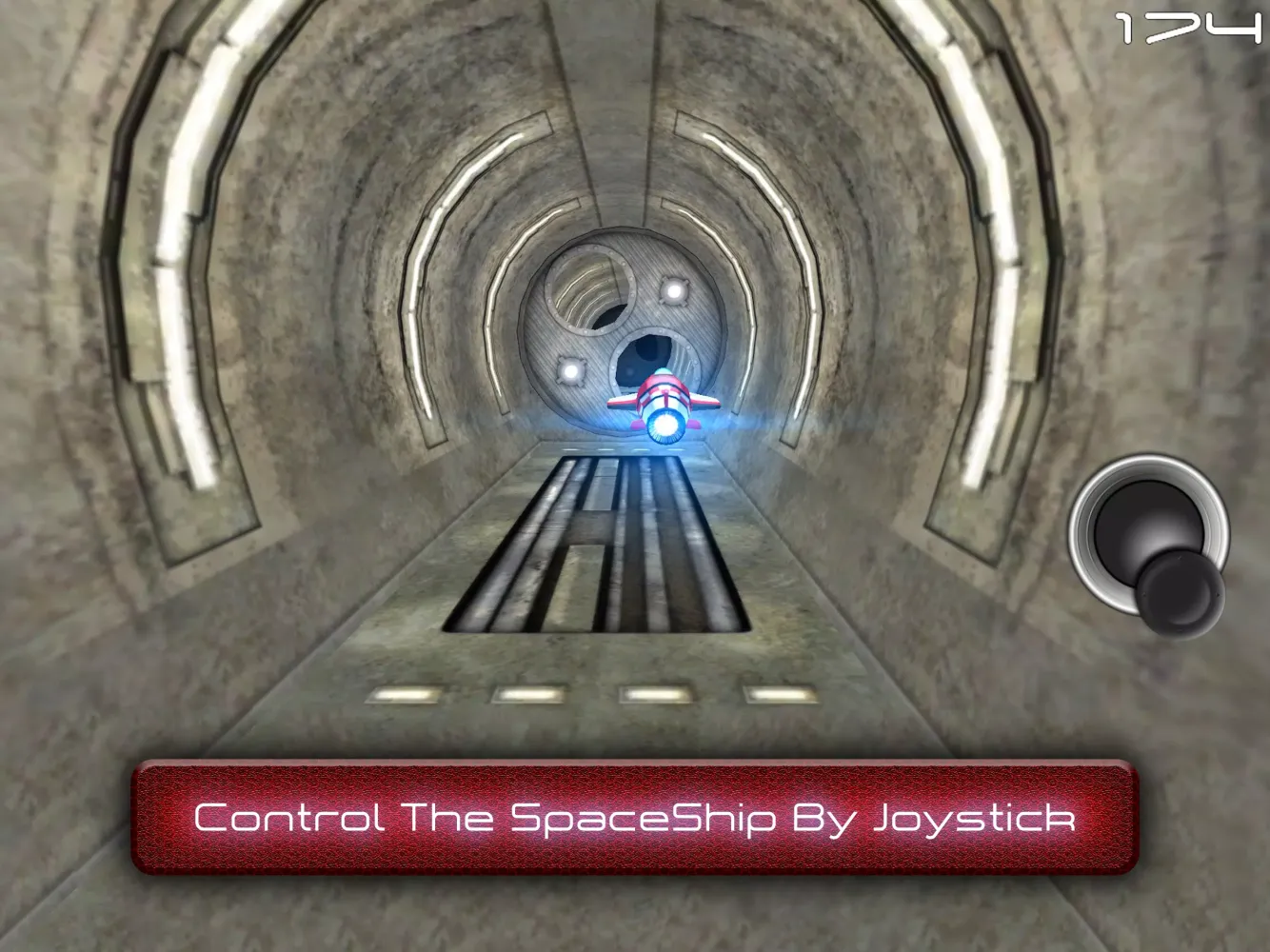 ภาพหน้าจอของ Tunnel Trouble 3D - Space Jet
