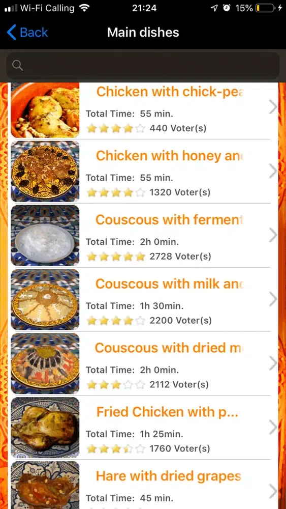 Capturas de pantalla de Recipes of Morocco