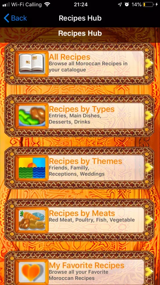 Capturas de pantalla de Recipes of Morocco