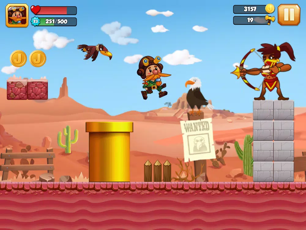 Captures d'écran de Jake's Adventure 2D Platformer iPad 