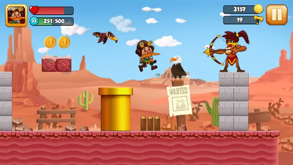 Jake's Adventure 2D Platformer 스크린샷