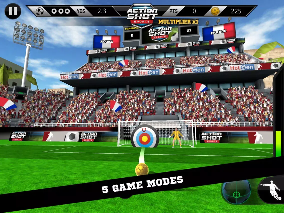 تصاویر Action Shot Soccer iPad 