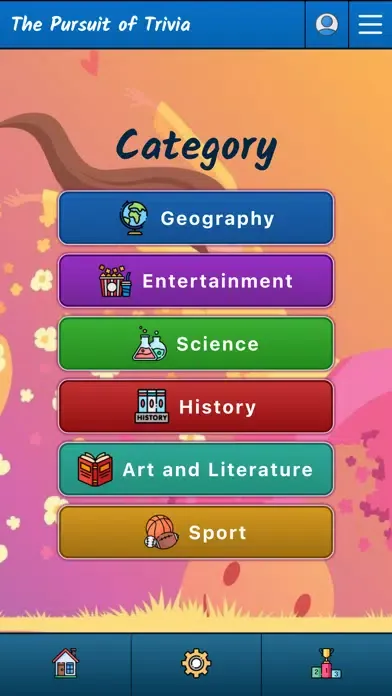 Capturas de tela do The Pursuit of Trivia