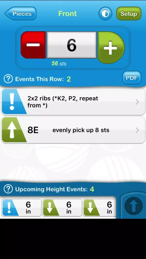 Screenshot di JKnit Lite - Knitting Helper
