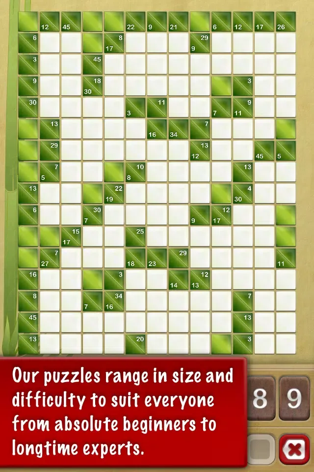 Primo Kakuro Lite Screenshots