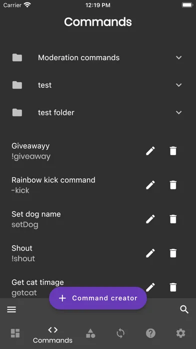 ภาพหน้าจอของ Bot Designer For Discord