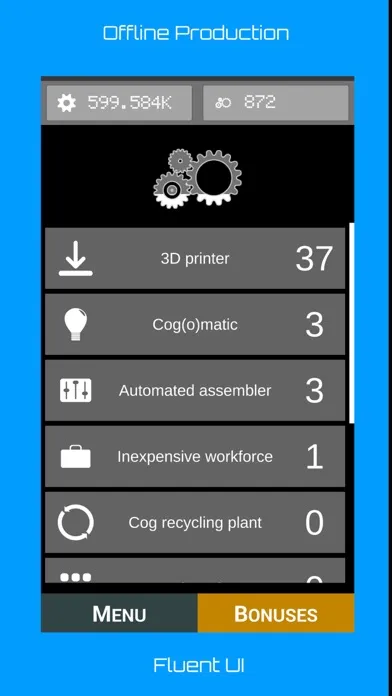 Capturas de pantalla de Gear Factory: Incremental Game