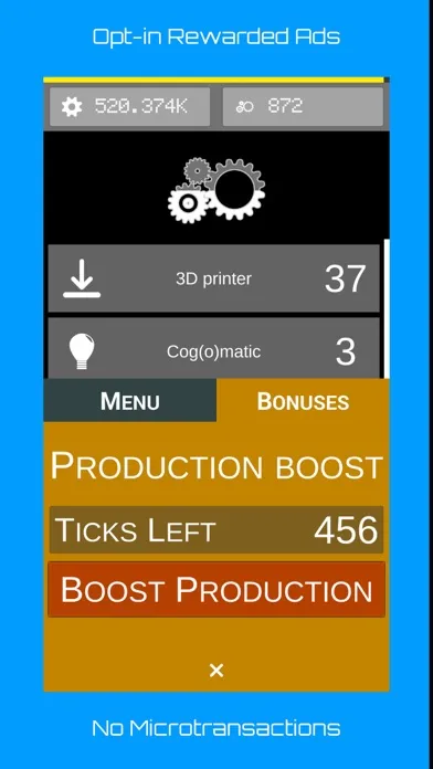 Capturas de pantalla de Gear Factory: Incremental Game