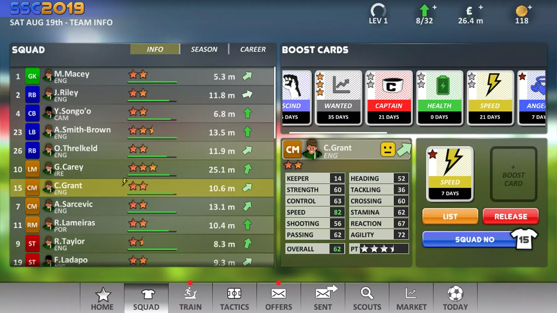 Captures d'écran de Super Soccer Champs FREE