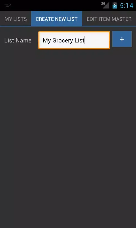 Shopping List Lite Screenshots