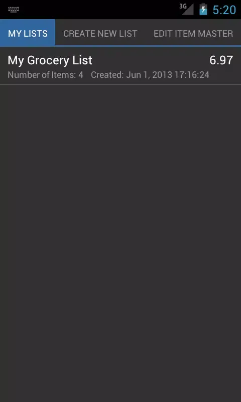 Shopping List Lite Screenshots